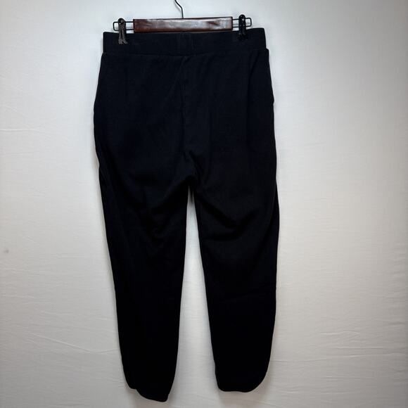 Pact Womens Black Organic Cotton French Terry Angle Lounge Pants Size M - Picture 4 of 6